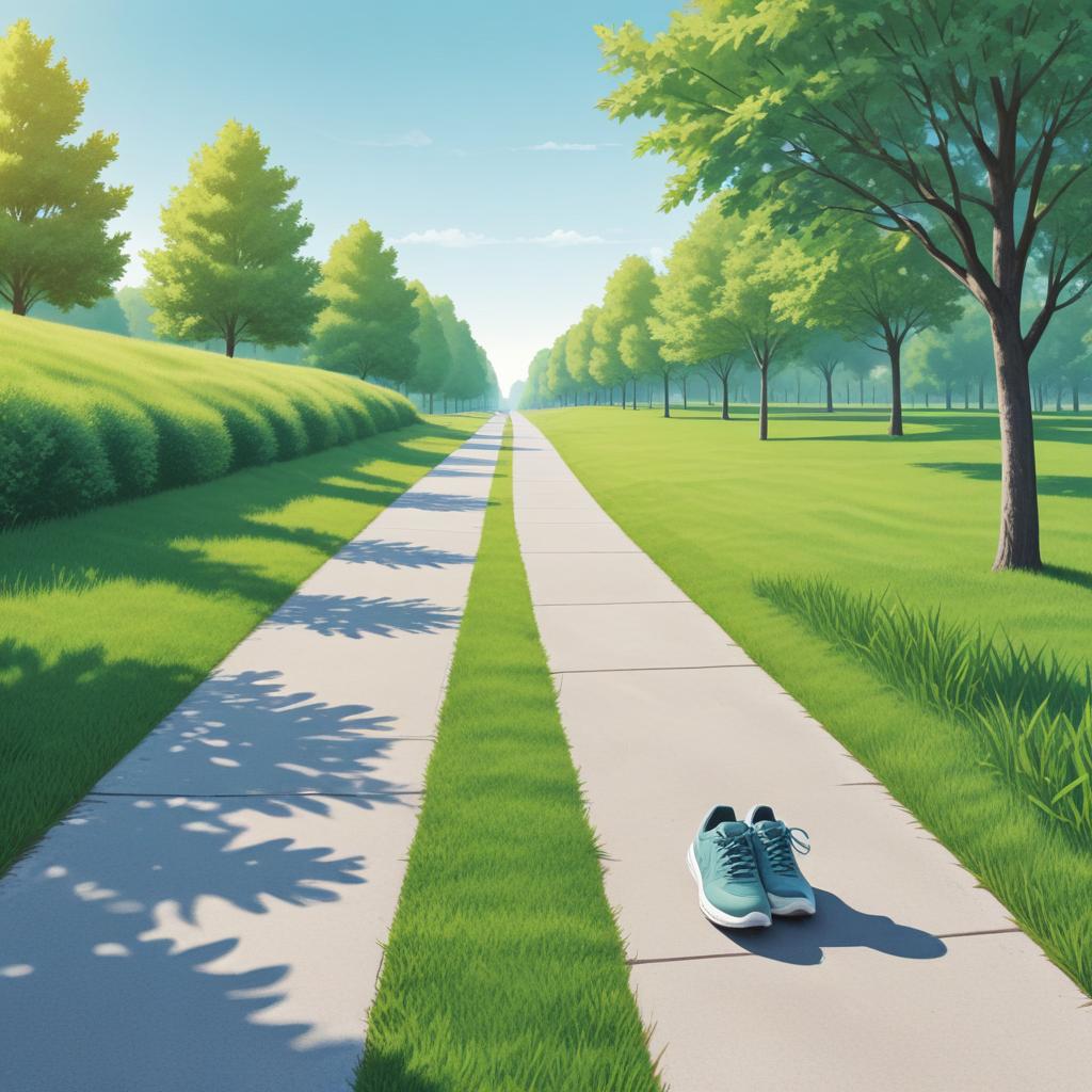 Caminar diario para apoyar el peso