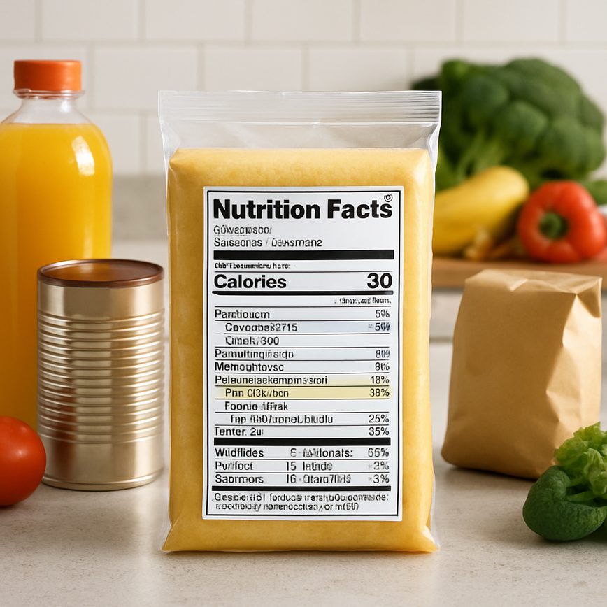 Cómo leer etiquetas nutricionales