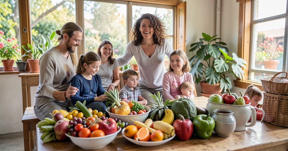 Cómo mantener hábitos de alimentación saludable en familia